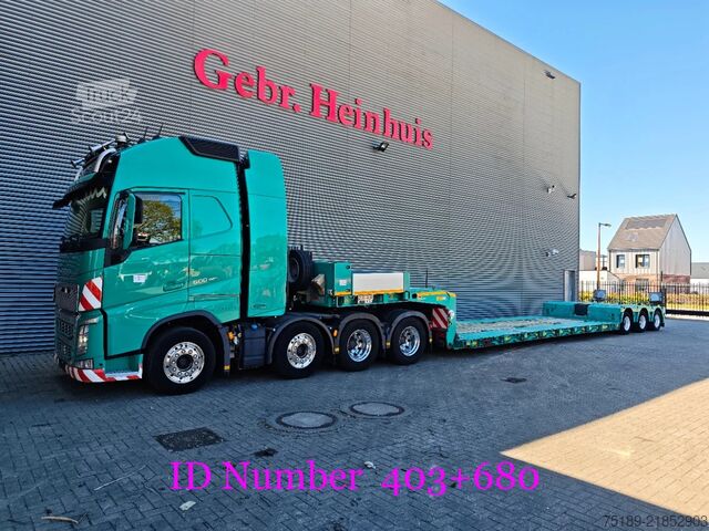 Těžké zatížení Volvo FH 500 8x4 Popp + Doll T3E-S3F/28