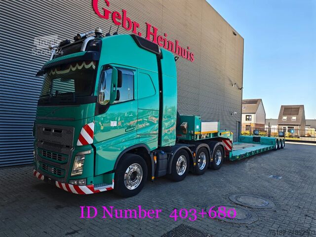 Těžké zatížení Volvo FH 500 8x4 Popp + Doll T3E-S3F/28