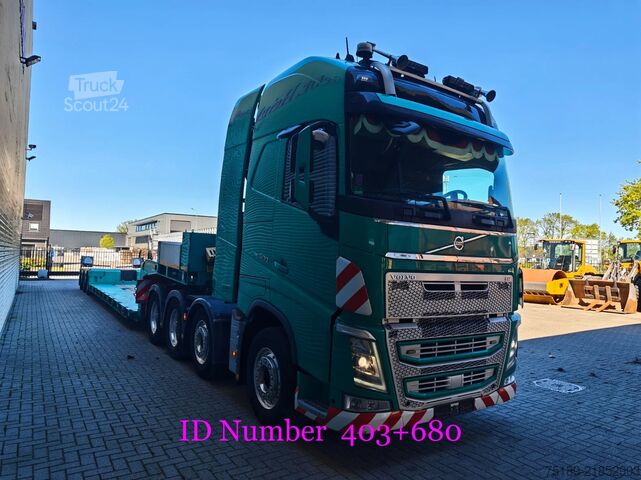 Těžké zatížení Volvo FH 500 8x4 Popp + Doll T3E-S3F/28