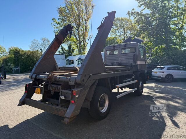 Containertransport MAN 19.230 4x4 Allrad Full steel Portaalarm NL Truc...