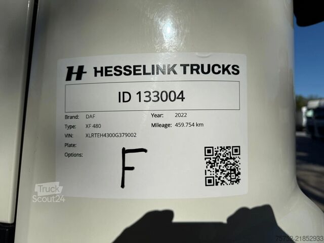 Standard-SZM DAF XF 480 4x2 Super Space SSC 2x tank 1.435L