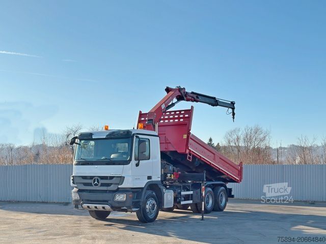 Damperli kamyon MERCEDES-BENZ ACTROS 2636* KIPPER 5,25 + BORDMATIC / 6x4