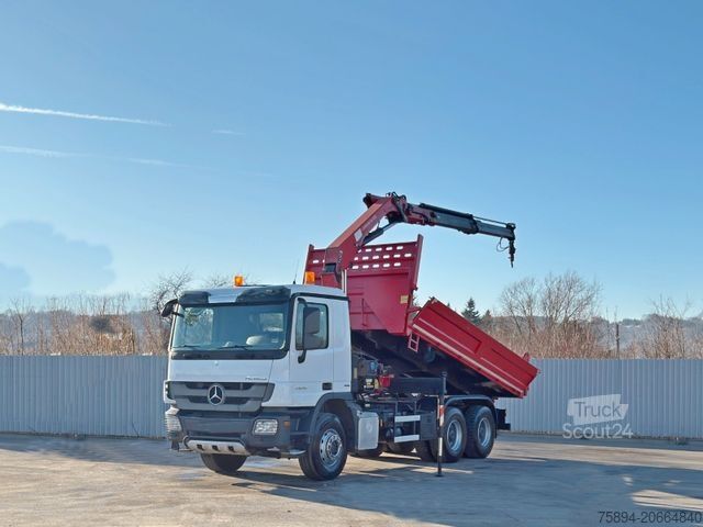 Damperli kamyon MERCEDES-BENZ ACTROS 2636* KIPPER 5,25 + BORDMATIC / 6x4