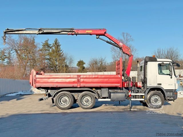 Damperli kamyon MERCEDES-BENZ ACTROS 2636* KIPPER 5,25 + BORDMATIC / 6x4