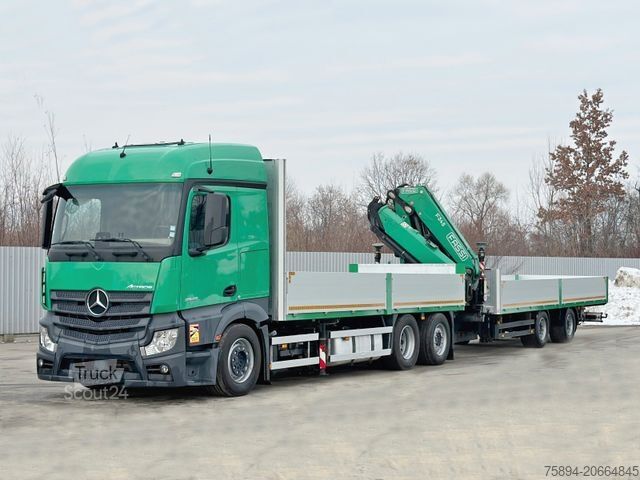 Kamyon üzerine monteli vinç MERCEDES-BENZ ACTROS 2645 * FASSI F345.24 + FUNK + Anhänger