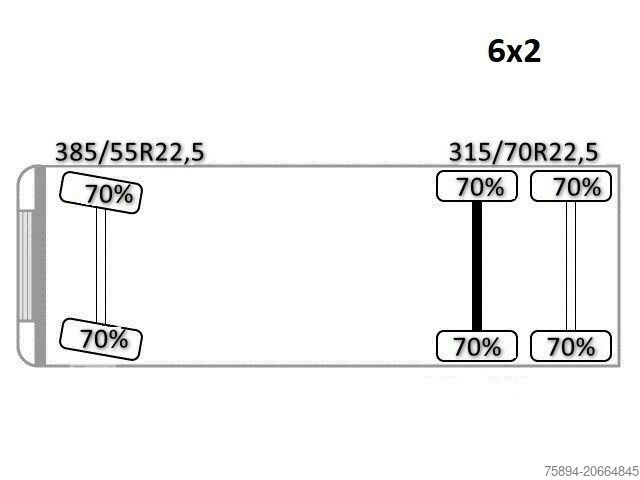 Kamyon üzerine monteli vinç MERCEDES-BENZ ACTROS 2645 * FASSI F345.24 + FUNK + Anhänger