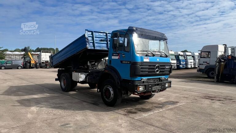 3-sidet tippelad Mercedes-Benz SK 1824 (4X4 / V6 / LAMES / GRAND PONT / STEEL ...