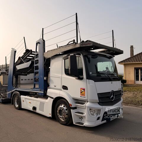 Camión portacoches Mercedes-Benz Actros 1843 + EuroLohr 2.53 PS 2017