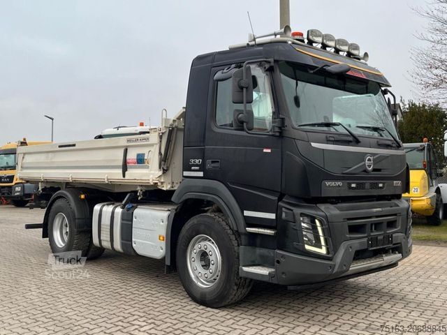 شاحنة قلابة ثلاثية الجوانب VOLVO FM 330 4x2 2-Achs Kipper Meiller