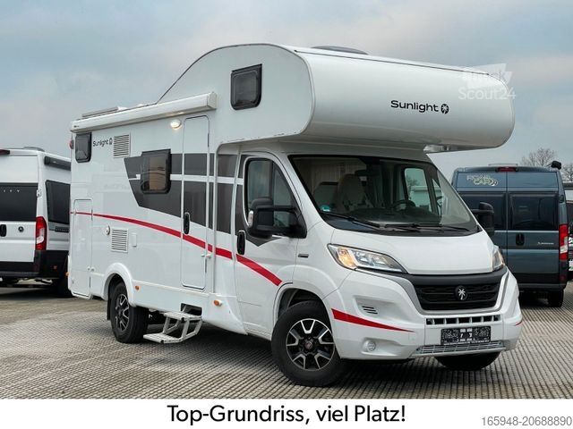 Alkoven Wohnmobil SUNLIGHT A 68 | Wenig KM* Markise | RFK | Viel Staurraum!