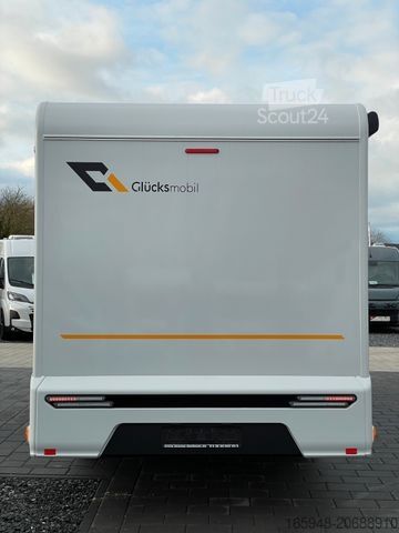 Halvintegreret autocamper GLUECKSMOBIL S 72DL *Automatik*Hubbett*Face-to-Face