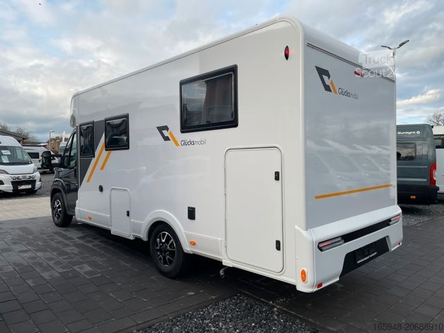 Halvintegreret autocamper GLUECKSMOBIL S 72DL *Automatik*Hubbett*Face-to-Face