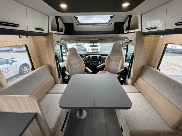 Halvintegreret autocamper GLUECKSMOBIL S 72DL *Automatik*Hubbett*Face-to-Face