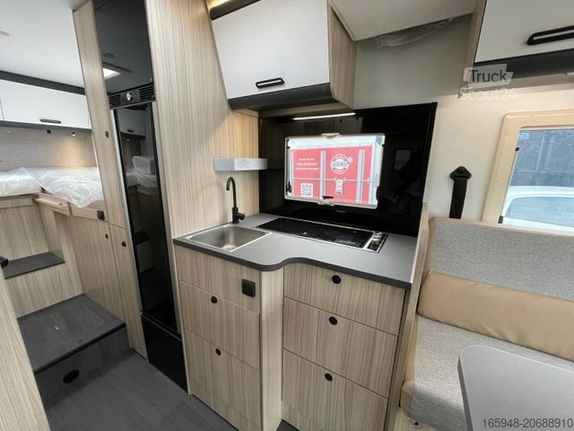 Halvintegreret autocamper GLUECKSMOBIL S 72DL *Automatik*Hubbett*Face-to-Face