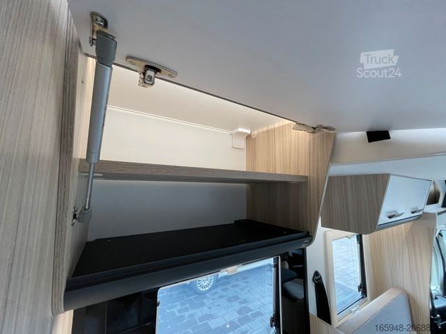 Halvintegreret autocamper GLUECKSMOBIL S 72DL *Automatik*Hubbett*Face-to-Face