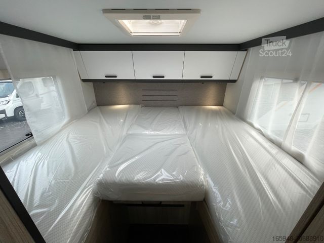 Halvintegreret autocamper GLUECKSMOBIL S 72DL *Automatik*Hubbett*Face-to-Face