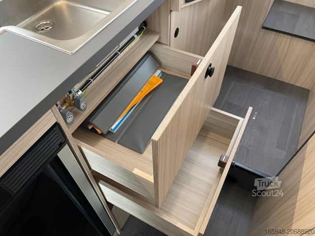 Halvintegreret autocamper GLUECKSMOBIL C 65 SL *Einzelbetten*nur 2,12 m breit*