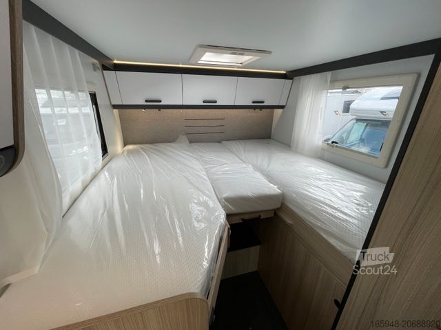 Halvintegreret autocamper GLUECKSMOBIL C 65 SL *Einzelbetten*nur 2,12 m breit*