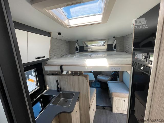 Teilintegriertes Wohnmobil GLUECKSMOBIL S 75SL *Hubbett*Einzelbetten*