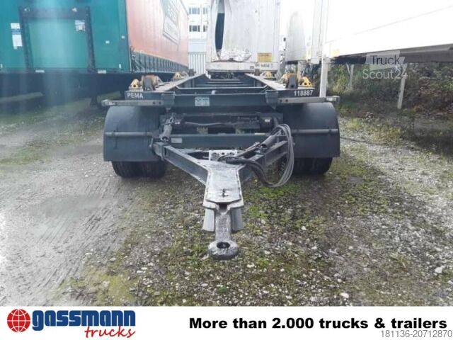 Hooklift trailer Hüffermann HSA-3, Vario Carrier, Absetzanhänger