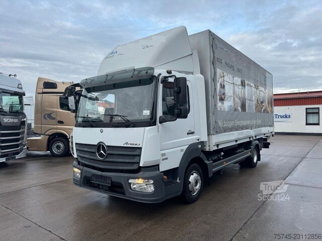 Valníkový nákladní automobil s plachtou MERCEDES-BENZ ATEGO 818 * PR.+PL. * ACC * NAVI * ACC * KAMERA