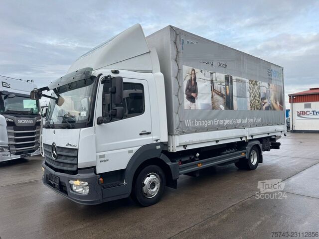 Valníkový nákladní automobil s plachtou MERCEDES-BENZ ATEGO 818 * PR.+PL. * ACC * NAVI * ACC * KAMERA