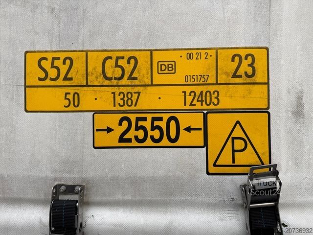 Ремарке със сменяемо купе KÖGEL 745 BDF Brücke Edscha Schiebeplane InnenH 2,70m