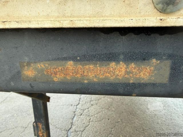 Ремарке със сменяемо купе KÖGEL 745 BDF Brücke Edscha Schiebeplane InnenH 2,70m