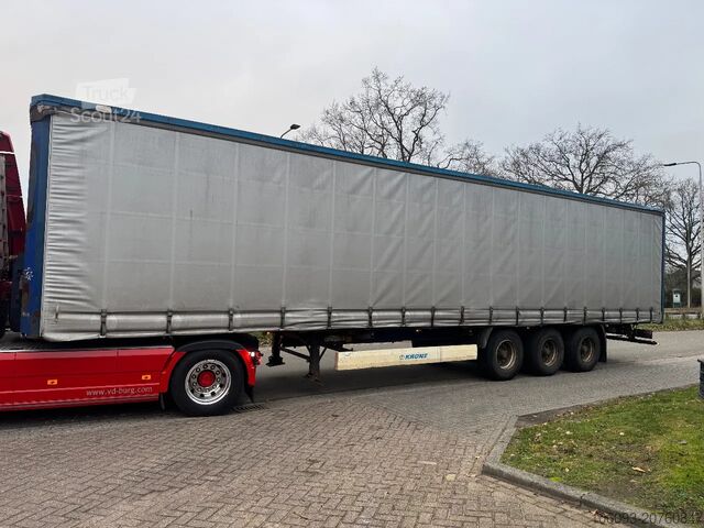 Lonas deslizantes Krone 3-ass schuifzeilen oplegger