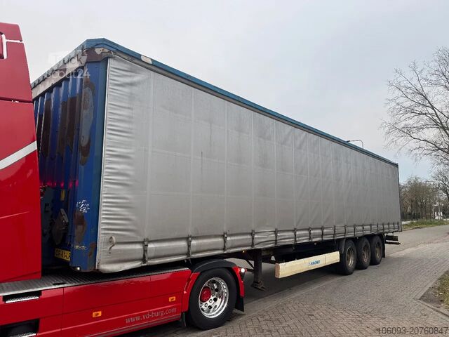 Lonas deslizantes Krone 3-ass schuifzeilen oplegger