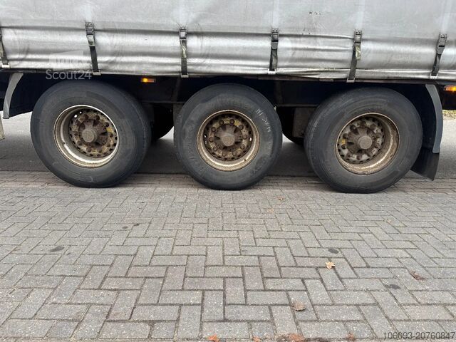 Lonas deslizantes Krone 3-ass schuifzeilen oplegger