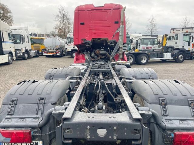Châssis avec cabine Scania R580 V8 6x4,RETARDER, FULL SPRING!  hub reducti...