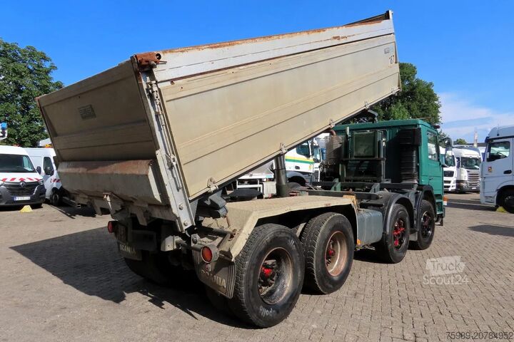 Benne à 3 côtés Scania P113-360 8x4 FULL SPRING! SUPER CONDITION!