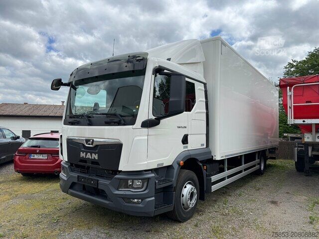 Autocamion cu caroserie tip cutie MAN TGM 15290 Fernhaus-Koffer LDBW - sofort