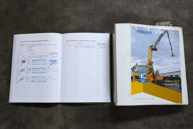 Arazi vinci Effer 955/8S Volvo 540 Euro 6, Valid Inspection, 8x2x4 D