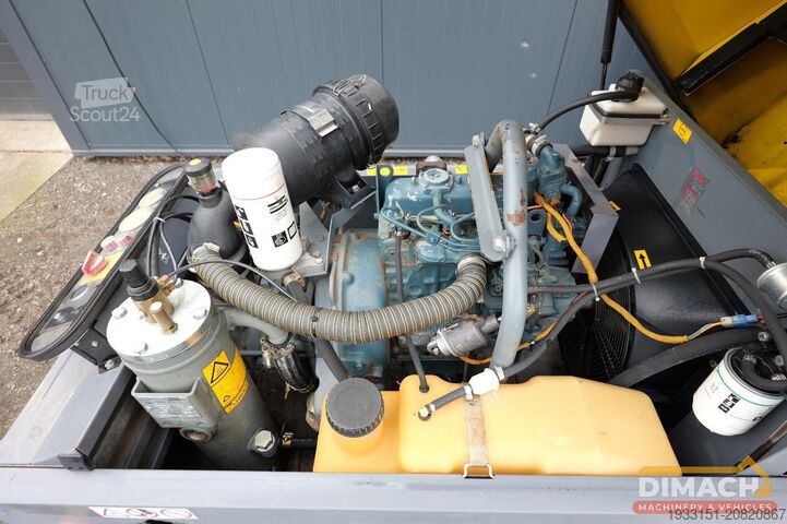Compresor Atlas Copco XAS37 6 stuks Kubota 3 cil. - XAS37 KD M A - 7 ...