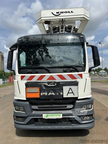 Vakuuminė cisterna sunkvežimis MAN TGS 26.470 6X2 ADR mit Ausschubkolben