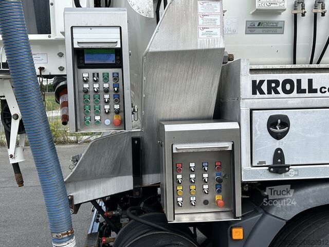 Vakuuminė cisterna sunkvežimis MAN TGS 26.470 6X2 ADR mit Ausschubkolben