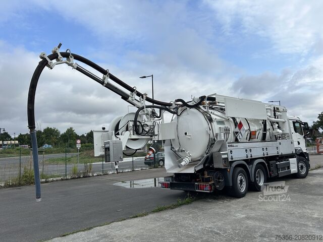 Vakuuminė cisterna sunkvežimis MAN TGS 26.470 6X2 ADR mit Ausschubkolben