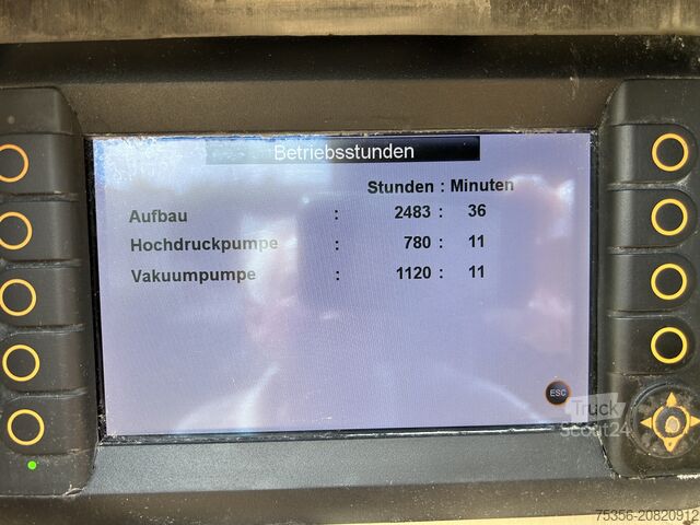 Vakuuminė cisterna sunkvežimis MAN TGS 26.470 6X2 ADR mit Ausschubkolben