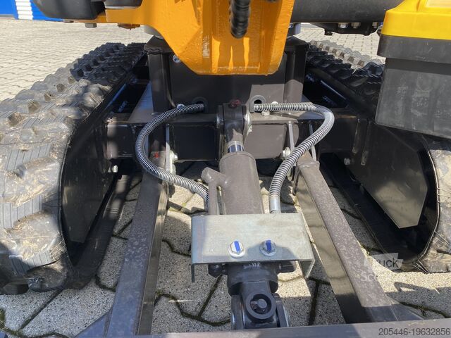 Miniescavatore con pacchetto di accessori di dimensioni ridotte Berger Kraus BK1300JSR mit Kubota Motor + Schwenkarm