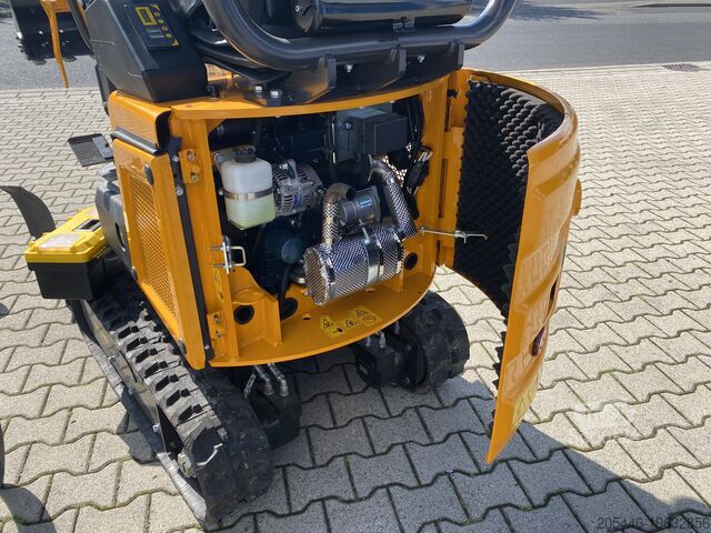 Minirypadlo s malým balením příslušenství Berger Kraus BK1300JSR mit Kubota Motor + Schwenkarm