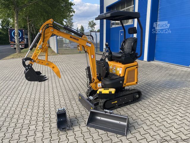 Miniescavatore con pacchetto pala Berger Kraus BK1300JSR mit Kubota Motor + Schwenkarm