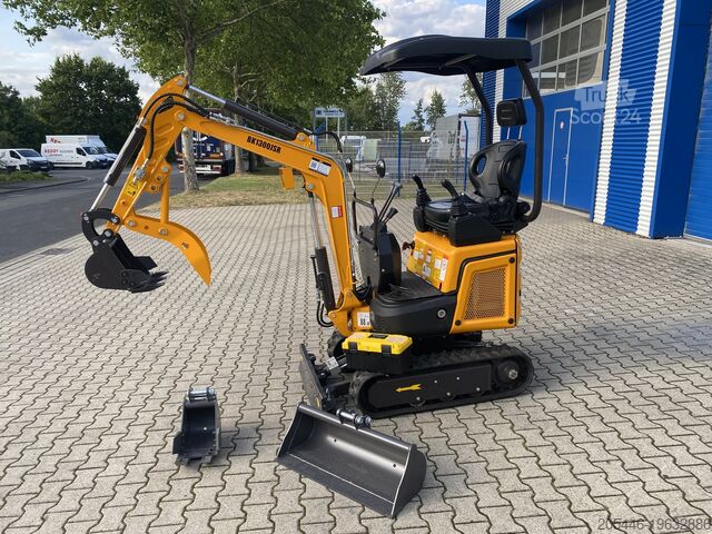 Minirypadlo s lopatou Berger Kraus BK1300JSR mit Kubota Motor + Schwenkarm