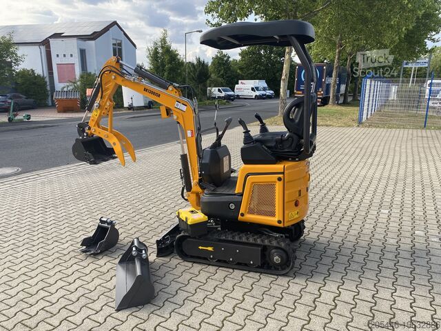 Minirypadlo s lopatou Berger Kraus BK1300JSR mit Kubota Motor + Schwenkarm