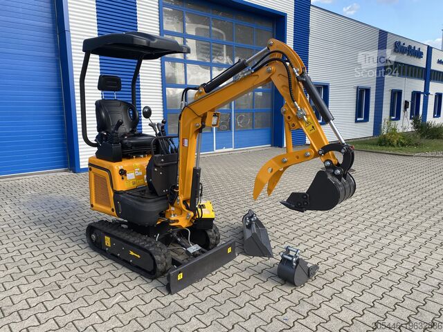 Miniescavatore con pacchetto pala Berger Kraus BK1300JSR mit Kubota Motor + Schwenkarm