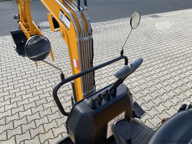 Minirypadlo s lopatou Berger Kraus BK1300JSR mit Kubota Motor + Schwenkarm