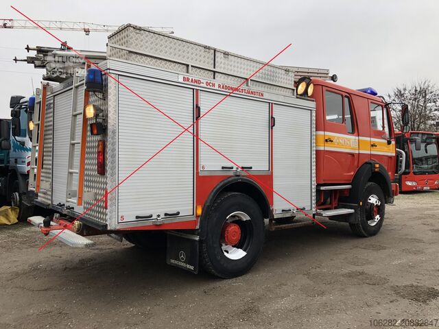 Lastbilchassis Mercedes-Benz 1622 SK 4x4 4WD Seilwinde Steel/Steel