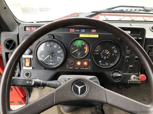 Lastbilchassis Mercedes-Benz 1622 SK 4x4 4WD Seilwinde Steel/Steel