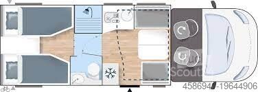 Félintegrált lakóautó Chausson 777